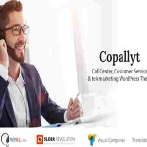 Copallyt Theme GPL Call Center and Telemarketing WordPress Theme