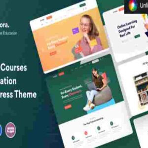 Epora Theme GPL Online Courses & Education WordPress Theme
