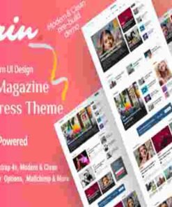 Errin Theme GPL Personal Blog WordPress Theme