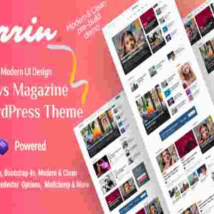Errin Theme GPL Personal Blog WordPress Theme
