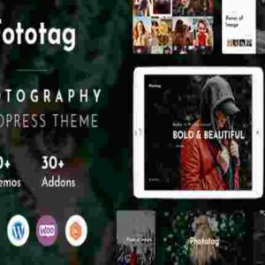Fototag Theme GPL Photography WordPress Theme