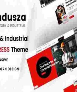 Indusza Theme GPL Industrial & Factory WordPress Theme