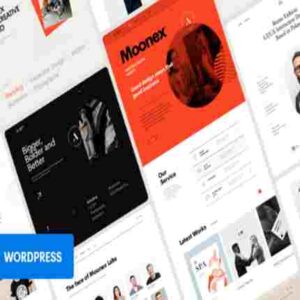 Moonex Theme GPL Agency & Portfolio WordPress Theme