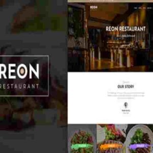 Reon Theme GPL Restaurant WordPress Theme