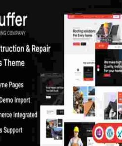 Ruffer Theme GPL Roof Construction & Repair WordPress Theme
