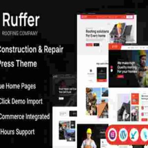 Ruffer Theme GPL Roof Construction & Repair WordPress Theme