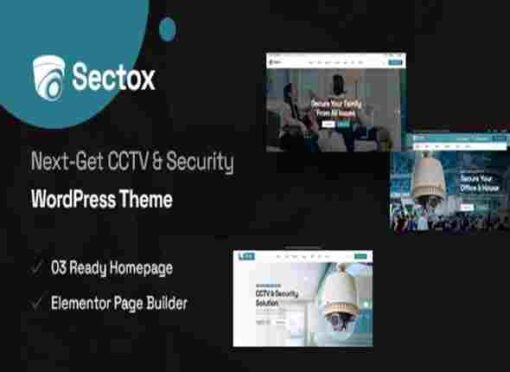 Sectox Theme GPL 1.1.4 CCTV & Security WordPress Theme - Best GPL ...