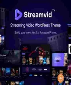 StreamVid Theme GPL Streaming Video WordPress Theme