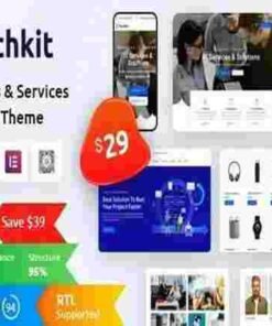 Techkit Theme GPL Technology & IT Solutions WordPress Theme
