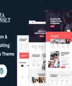Vezaconslt Theme GPL Immigration and Visa Consulting WordPress Theme