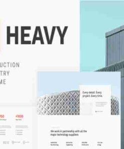 Heavy GPL Theme Construction and Industrial WordPress Theme