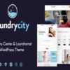 Laundry City Theme GPL Dry Cleaning & Washing Services WordPress Theme