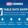 WooCommerce Table Rate Shipping GPL Plugin