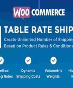 WooCommerce Table Rate Shipping GPL Plugin