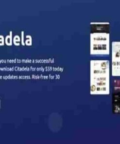 Citadela Theme GPL WordPress Blocks and Elementor Based Ultimate Theme
