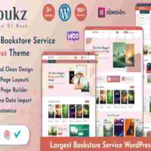 Ebukz eBook & eReading Shop WordPress Theme GPL