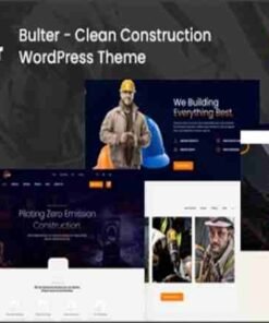 Bulter Theme GPL Clean Construction WordPress Theme