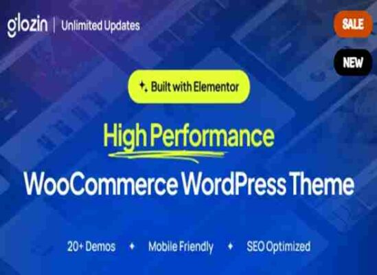 Glozin Theme GPL Multipurpose WooCommerce WordPress Theme