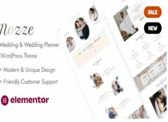 Nozze Theme GPL Wedding & Planner WordPress Theme