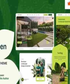 EverGreen Theme GPL Landscaping Gardening WordPress Theme