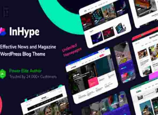 InHype Theme GPL Blog & Magazine WordPress Theme