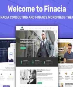 Finacia Theme GPL Finance & Business WordPress Theme