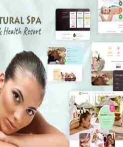 Natural Spa Theme GPL Massage Booking WordPress Theme