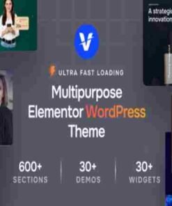 Vonix Theme GPL Multi-purpose Elementor WordPress Theme